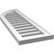 Ekena Millwork Quarter Round Top Left Surface Mount PVC Gable Vent w/ 2"W x 1-1/2"P Brickmould Frame, 12"W x 36"H GVPQL12X3602SF - alternate 4